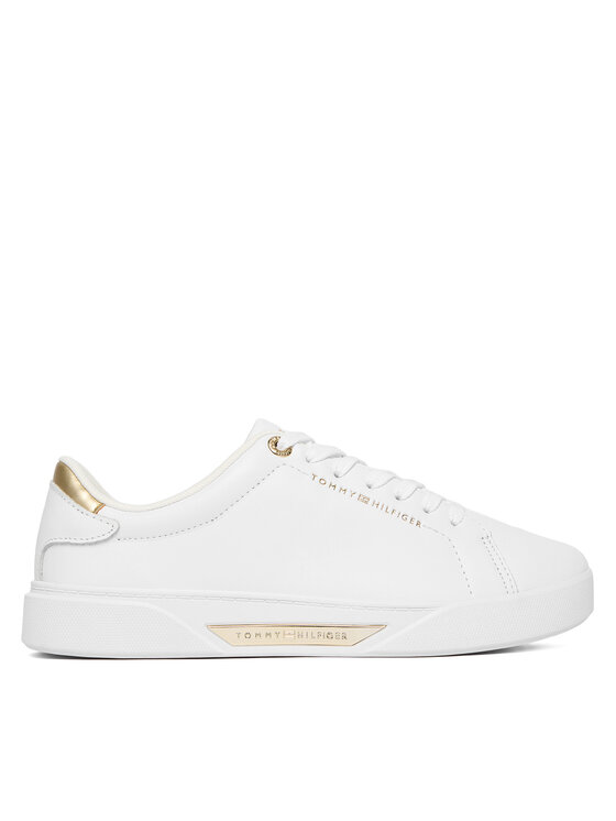 Tommy Hilfiger Sneakers Tommy Hilfiger Essential Chic Court Sneaker FW0FW09019 Bianco