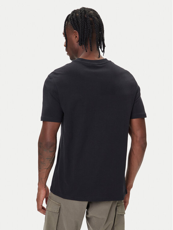 Napapijri Napapijri Camiseta S-Drapeau Ss NP0A891K Negro Regular Fit