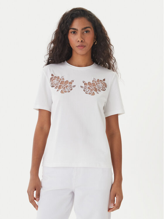 Fracomina Fracomina Camiseta FS26ST3001J401E5 Blanco Regular Fit