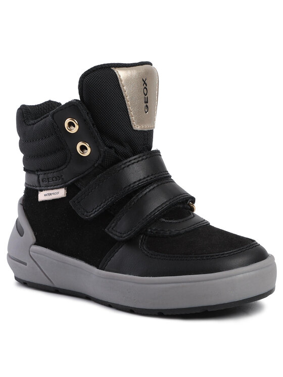 Geox Bakancs Geox J Sleigh G.Wpf B J94AGB 02285 C9999 M Fekete