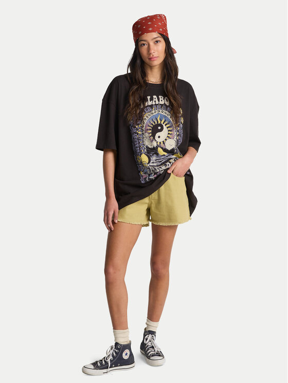 Billabong Billabong Camiseta Surf Trip EBJZT00593 Negro Loose Fit