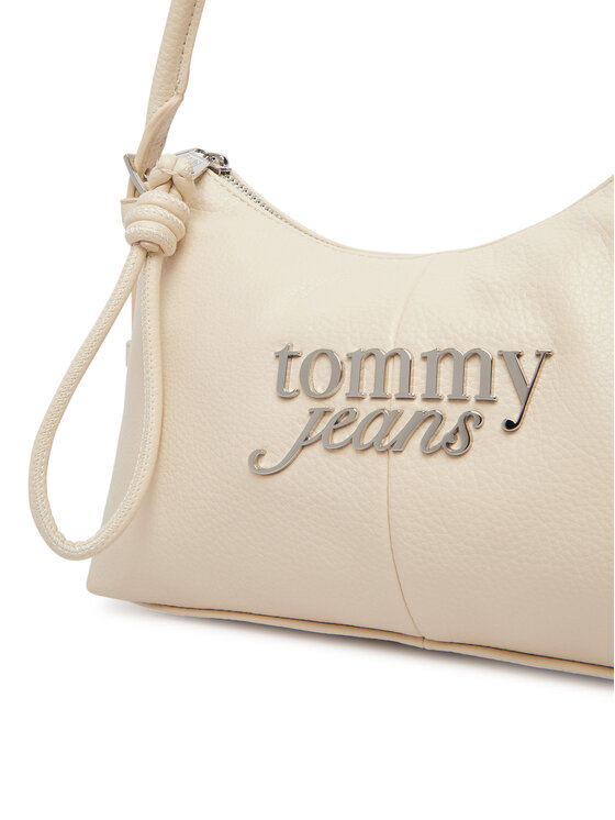 Tommy Jeans Táska Tommy Jeans Metal Logo Shoulder Bag AW0AW18468 Fehér