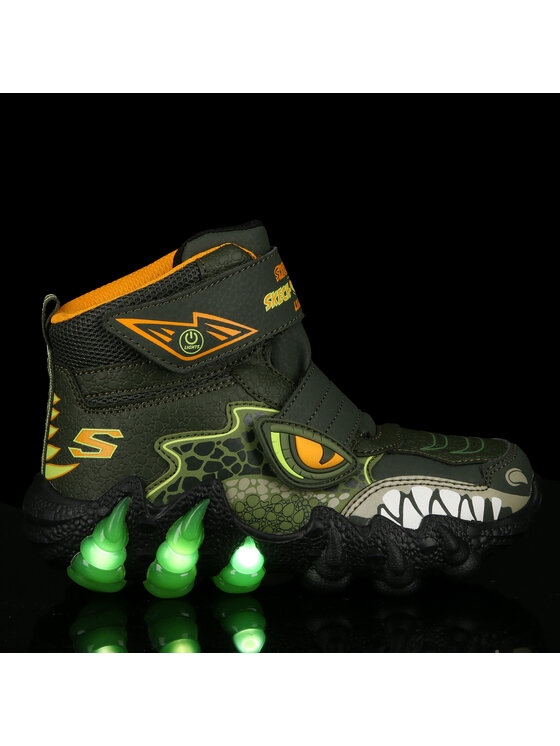 Skechers Śniegowce Skechers Skech-O-Saurus Lights 2.0 400122L OLV Khaki