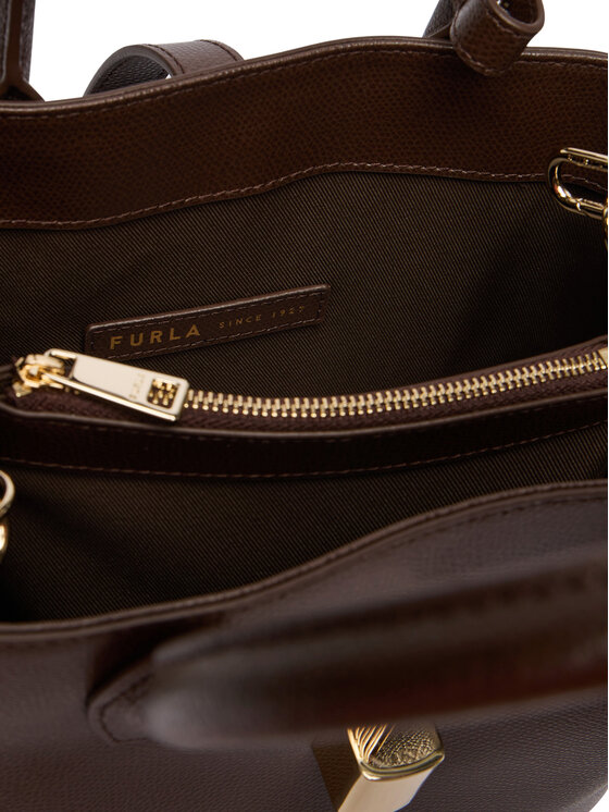 Furla Ročna torba Furla Goccia S WB01949 ARE000 4284S Temno rjava