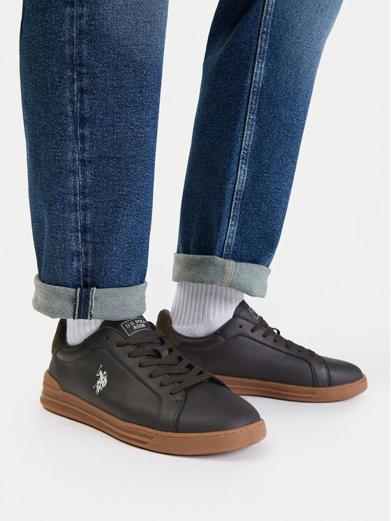 U.S. Polo Assn. Αθλητικά U.S. Polo Assn. EO-SANDRO001M/GY1 Σκούρο καφέ