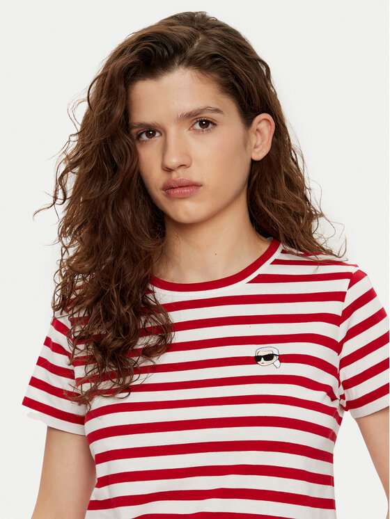 KARL LAGERFELD KARL LAGERFELD T-shirt A1W17099 Rosso Regular Fit