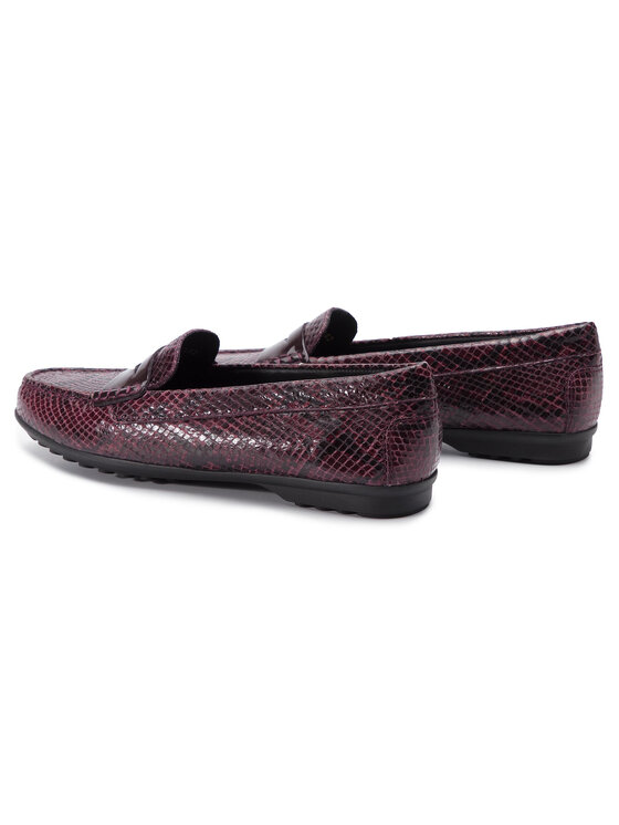 Geox Мокасини Geox D Elidia A D642TA 04102 C7B7J Бордо