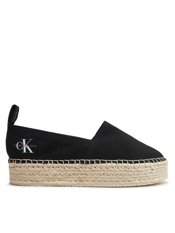 Calvin Klein Jeans Espadryle Calvin Klein Jeans Platform Espadrille Ml Btw YW0YW01378 Czarny