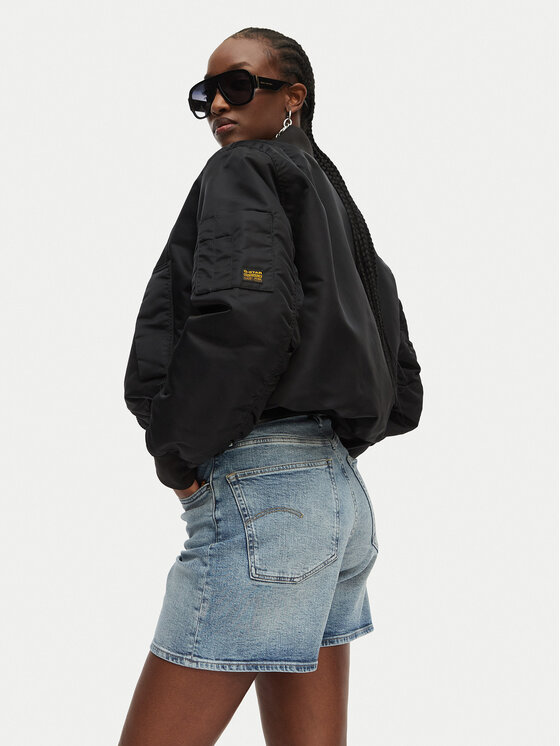 G-STAR G-Star Raw Kratke traperice Clean Edge D28386-E205 Svijetlo plava Regular Fit