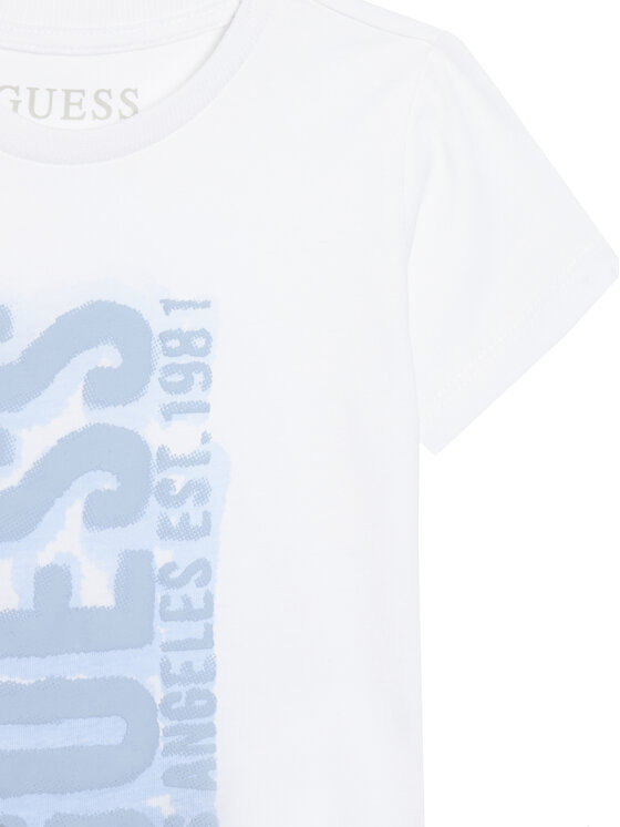 Guess Guess Camiseta N6RI11 K8HM4 Blanco Regular Fit