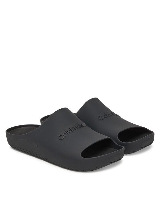 Calvin Klein Klapki Calvin Klein Jelly Slide HM0HM02014 Czarny