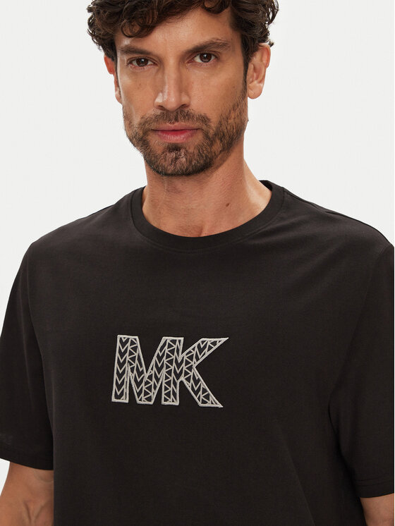 Michael Kors Michael Kors Póló CT552LN1V2 Fekete Regular Fit
