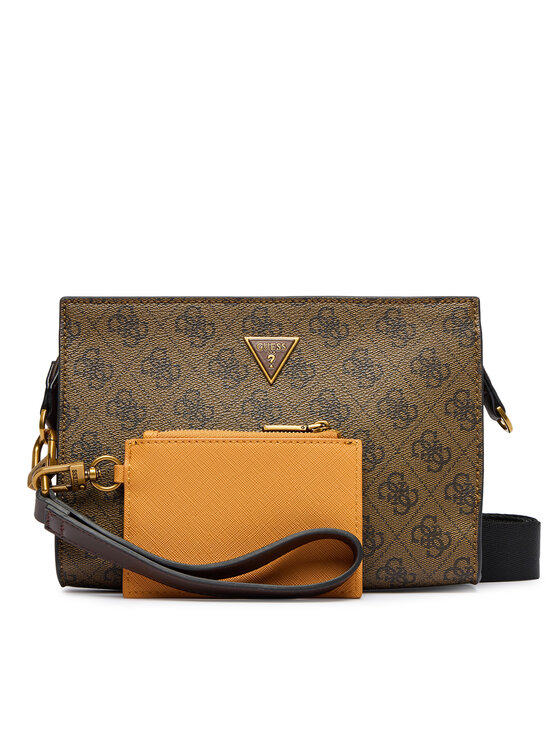 Guess Плоска сумка Guess HMMILO P6157 Коричневий