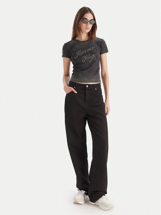 HUGO HUGO Camiseta Dever 50546936 Negro Slim Fit