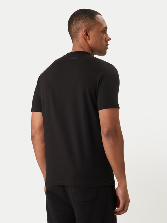 KARL LAGERFELD KARL LAGERFELD Camiseta 755049 562235 Negro Regular Fit