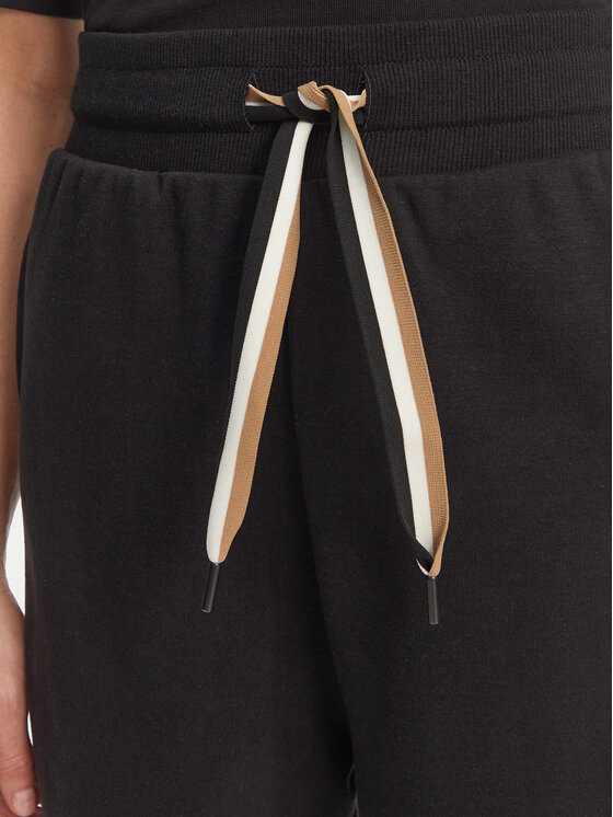 BOSS BOSS Kratke hlače pižama Cp Stripe_Shorts 50539981 Črna Relaxed Fit