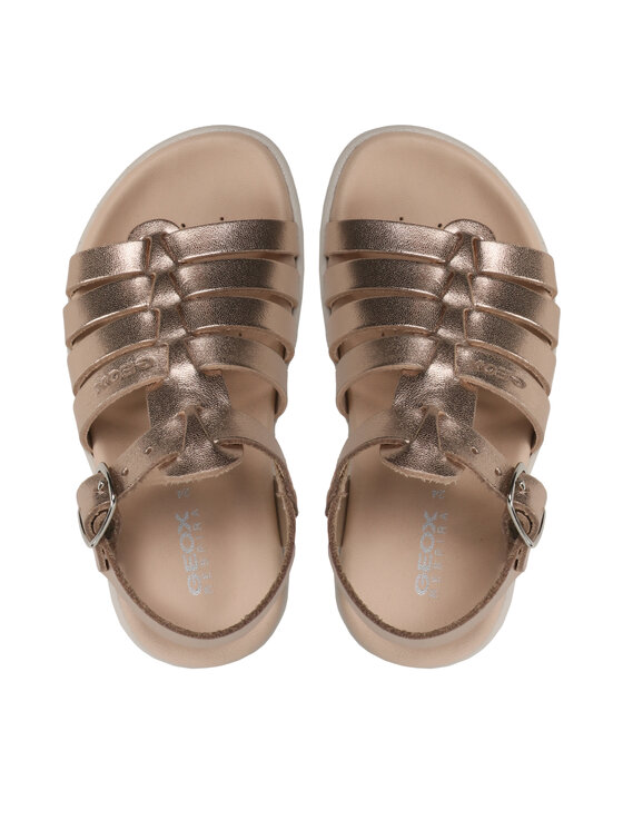 Geox Basutės Geox J Sandal Soleima Gir J35GSB000CFC7018 M Auksinė