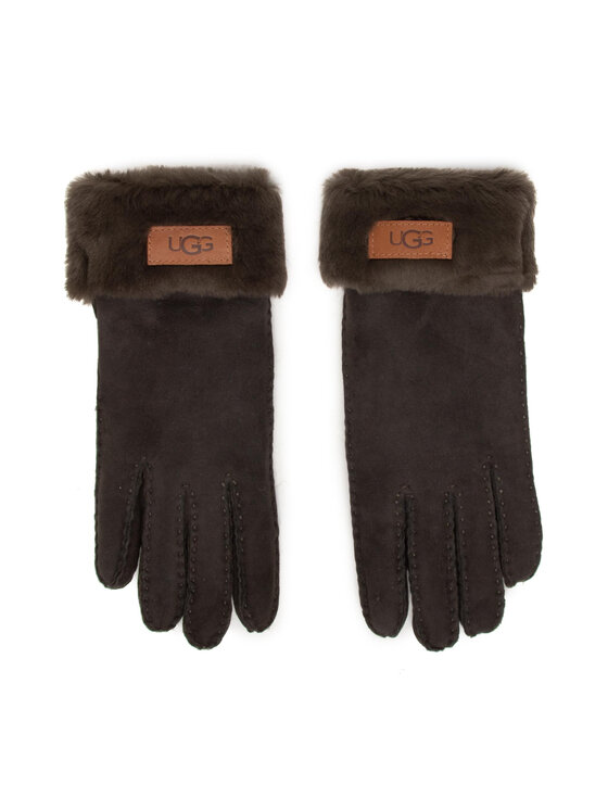 Ugg Ženske rokavice Ugg W Turn Cuff Glove 17369 Siva