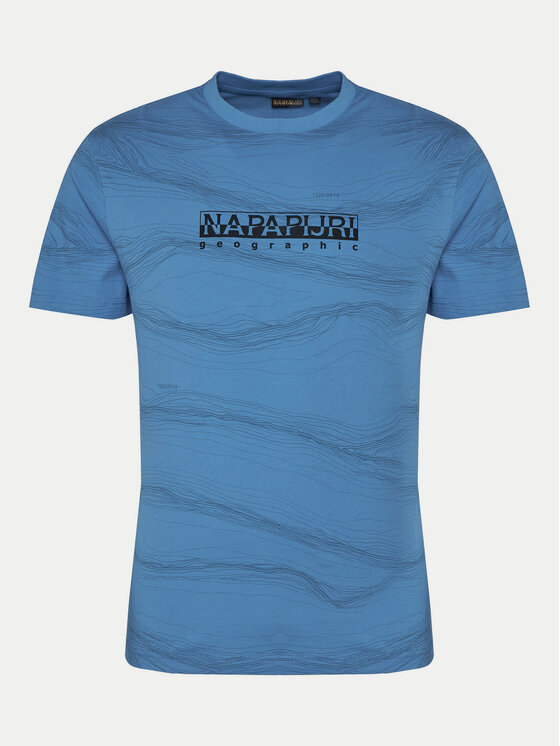 Napapijri Napapijri Футболка B-Cellini NP0A4ILS Голубий Regular Fit
