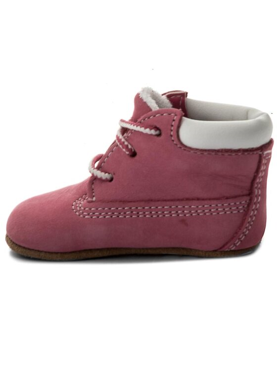 Timberland Черевики Timberland Crib Bootie With Hat 9680R/TB09680R6611 Рожевий