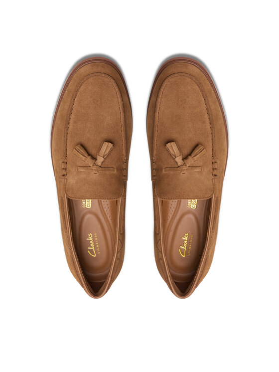 Clarks Mokasini Clarks Torford Tassel 26180333 Rjava