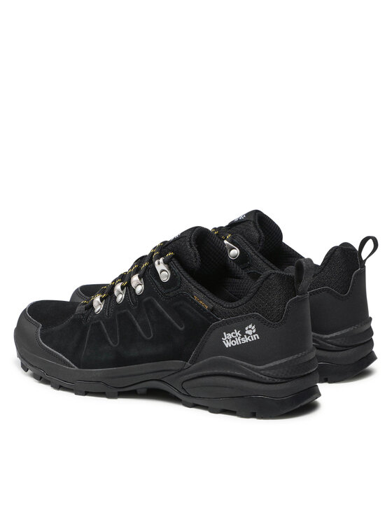 Jack Wolfskin Трекінгові черевики Jack Wolfskin Refugio Texapore Low M 4049851 Чорний