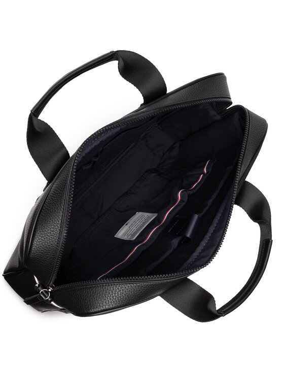 Tommy Hilfiger Brašna na notebook Tommy Hilfiger Essential Pu Computer Bag AM0AM07240 Černá