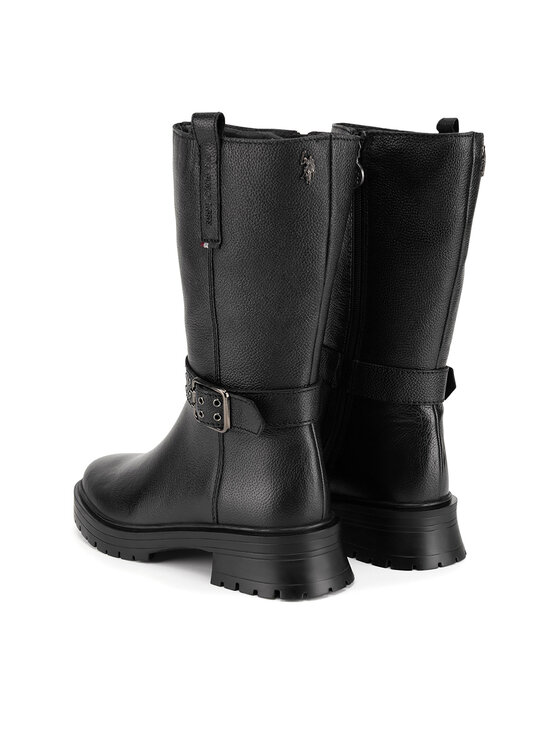 U.S. Polo Assn. Ботильйони U.S. Polo Assn. MAGDA001W/DL1 Чорний
