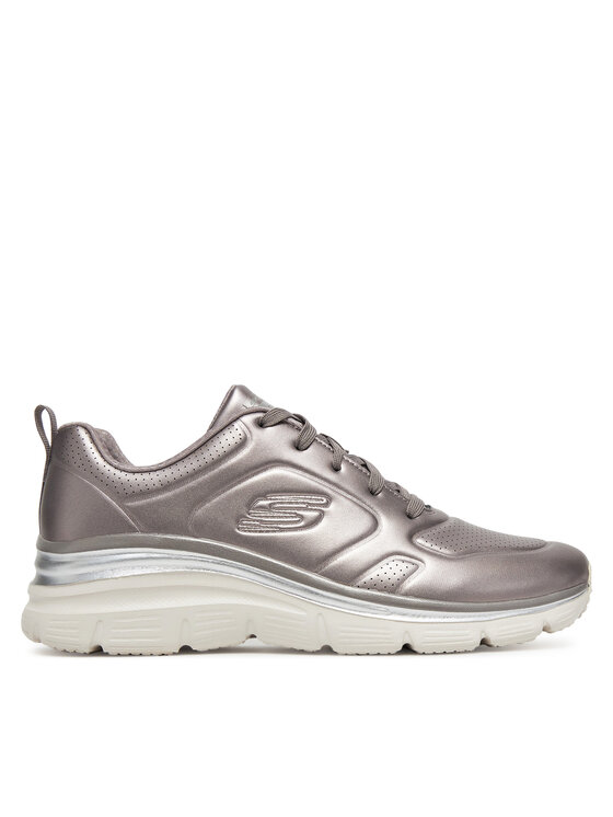 Skechers Tenisice Skechers FASHION FIT - GLOW UP 149749 PEW Srebrna