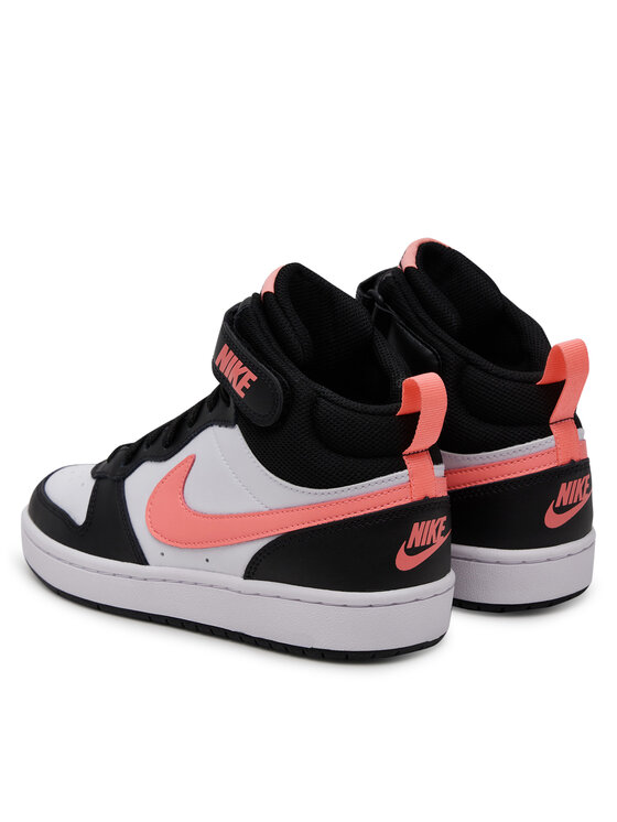 Nike Сникърси Nike Court Borough Mid 2 (GS) CD7782 Черен