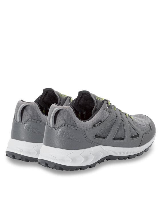 Jack Wolfskin Trekingová obuv Jack Wolfskin Woodland 2 Texapore Low M 4051271 Sivá