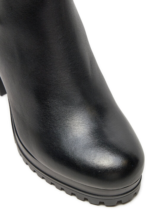Tommy Jeans Bokacsizma Tommy Jeans Tjw New Ess High Heel Boot EN0EN02439 Fekete