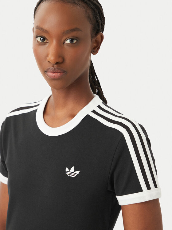 adidas adidas Футболка 3 Stripes KD7980 Чорний Regular Fit