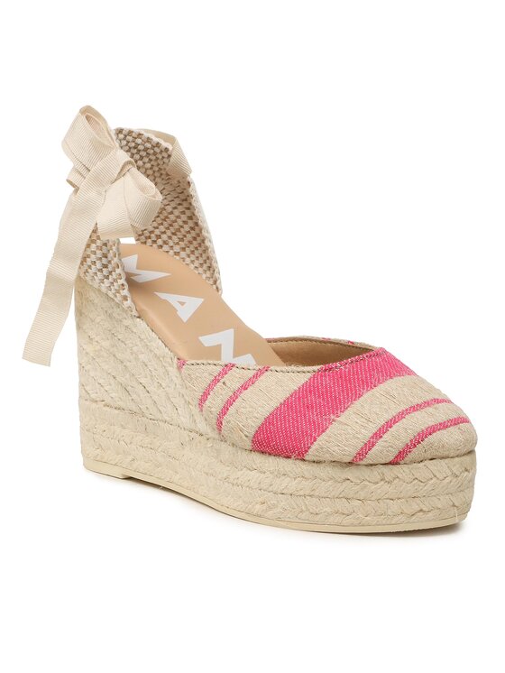 Manebi Еспадрильї Manebi Wedge Espadrilles G 4.5 Wv Бежевий