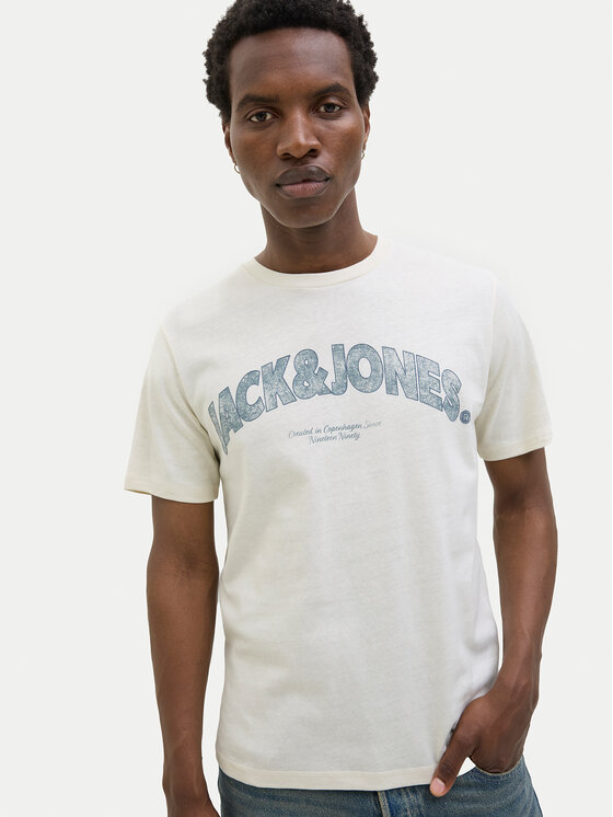 Jack & Jones Jack & Jones Футболка Almeria 12276962 Бежевий Regular Fit