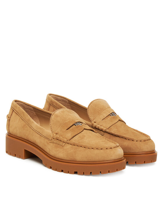 LAUREN RALPH LAUREN лоуфъри с дебела подметка LAUREN RALPH LAUREN Marli 802974357001 Кафяв