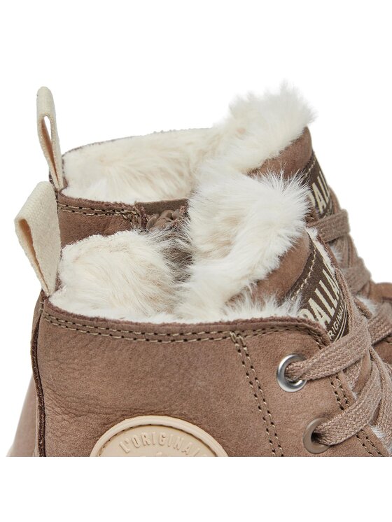 Palladium Outdoorová obuv Palladium Pampa Hi Zip Wl 95982-212-M Hnedá