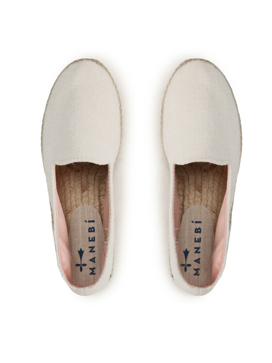 Manebi Еспадрили Manebi Flat Espadrilles O 7.0 N0 Бежов