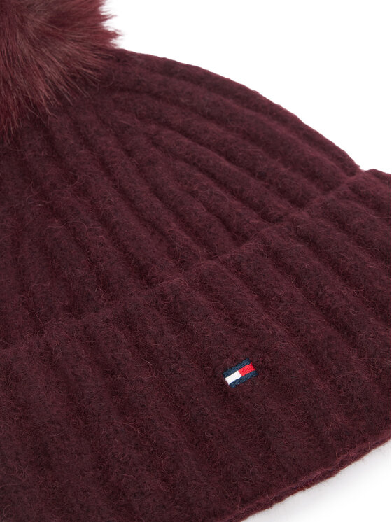 Tommy Hilfiger Gorro Tommy Hilfiger Th Flag AW0AW19330 Guinda/burdeos