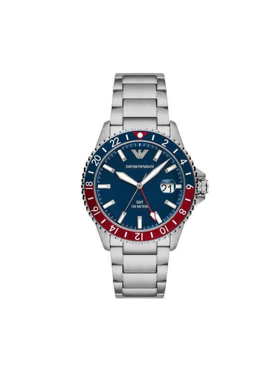 Emporio Armani Годинник Emporio Armani Diver AR11590 Срібний