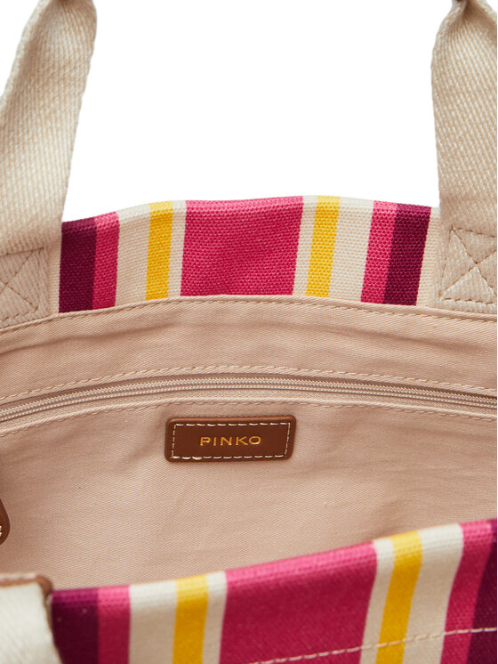 PINKO Soma PINKO Shopping Bag Medium PE 25 PLTT 104753 A2G5 Rozā