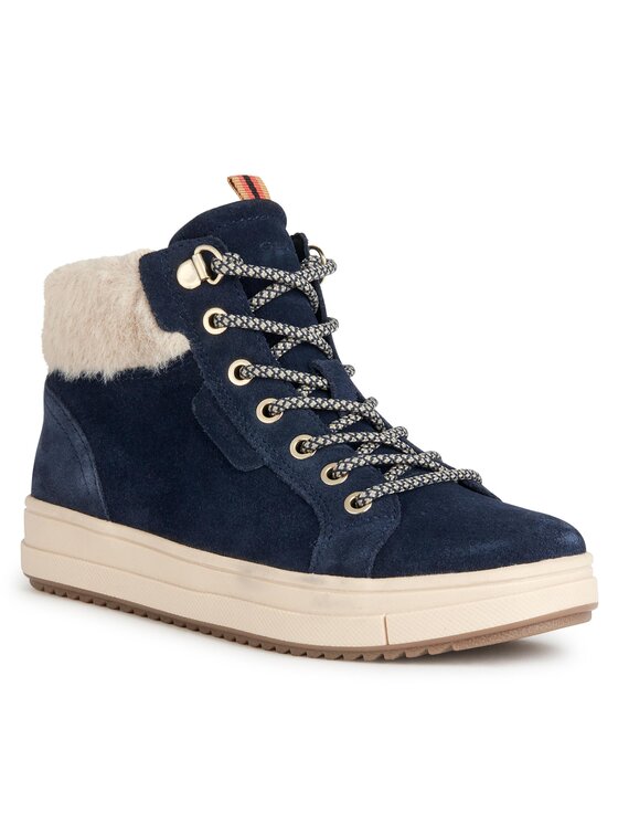 Geox Ghete Geox J Rebecca Girl Wpf J26CVA 00022 C4021 S Bleumarin