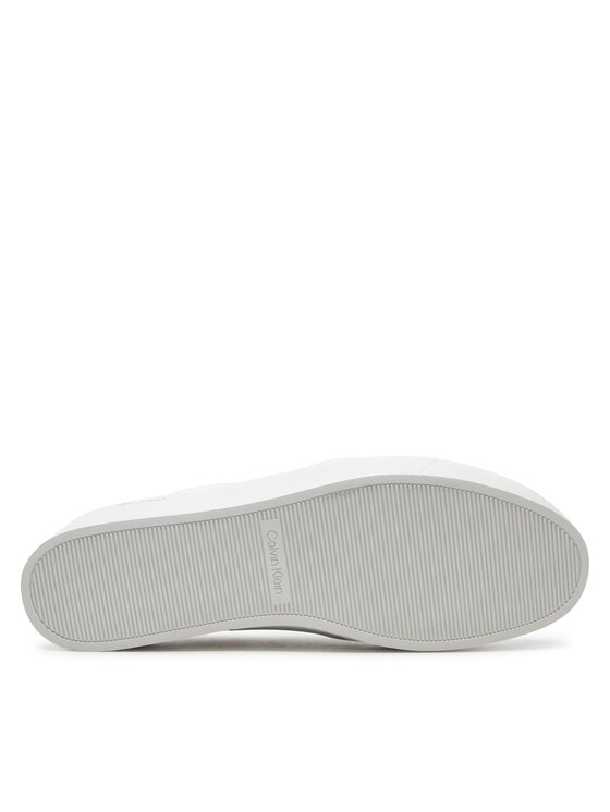 Calvin Klein Scarpe sportive Calvin Klein Flatform Cup Slip On Re Lock Lth HW0HW02057 Bianco