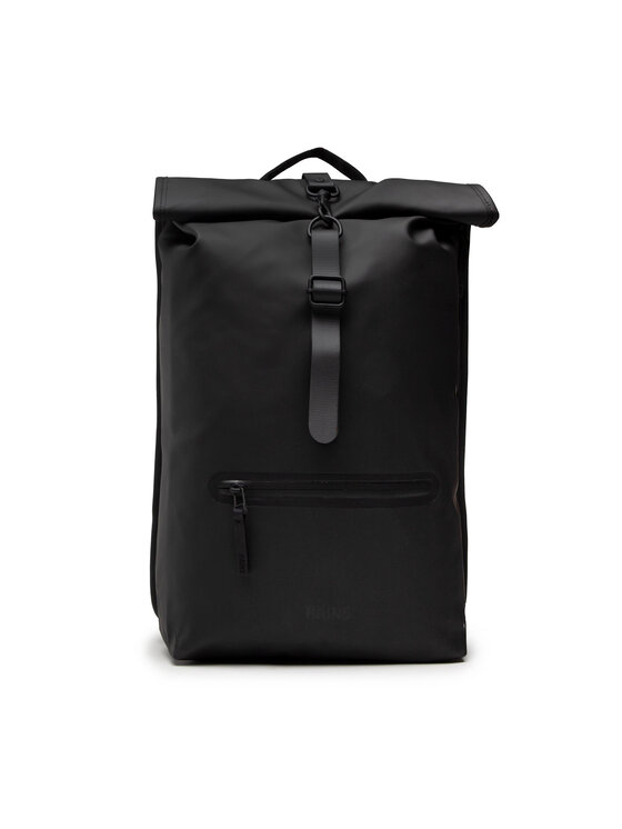 Rains Ruksak Rains Rolltop Rucksack 13160 Crna