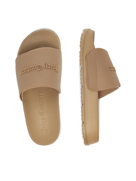 Juicy Couture Шльопанці Juicy Couture PJC2 Бежевий