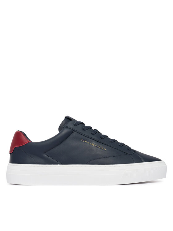 Tommy Hilfiger Sneakers Tommy Hilfiger Premium Dress Cupsole Lth FM0FM05572 Blu scuro
