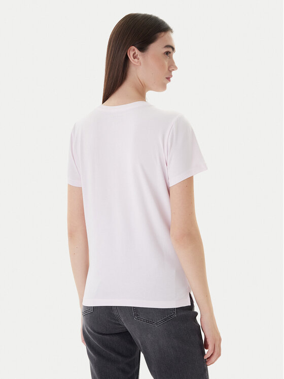 Guess Guess T-shirt W4RI69 J1314 Rosa Regular Fit