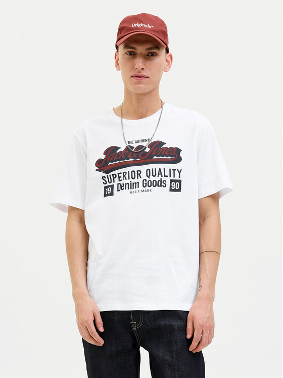 Jack & Jones Jack & Jones Camiseta Logo 12279535 Blanco Standard Fit