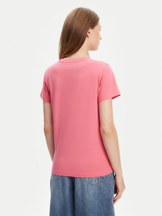 Guess Jeans Guess Jeans Футболка W4YI10 J1314 Рожевий Regular Fit