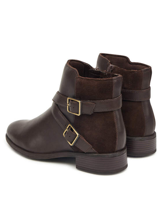 Clarks Členková obuv Clarks Havisham Bay 26182942 Hnedá